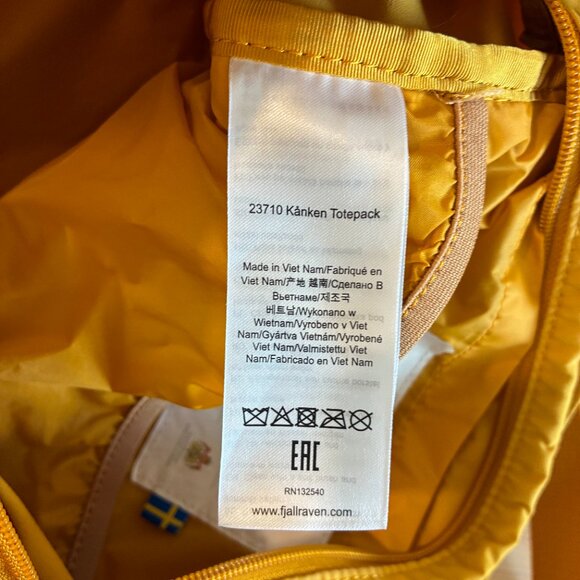 Kånken Totepack | 160 - Ochre - Picture 10 of 12